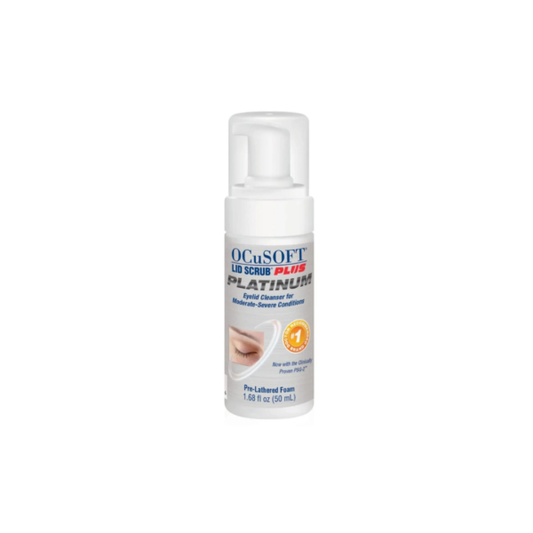 Ocusoft Lid Scrub Plus Platinum Foam