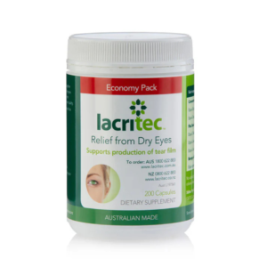 Lacritec Dry Eye Supplements (200 Capsules)